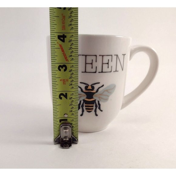 Karma Queen Bee Coffee Mug Hot Chocolate White Large Teacher Mom Friend Gift - Picture 9 of 9